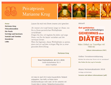 Tablet Screenshot of mariannekrug.de
